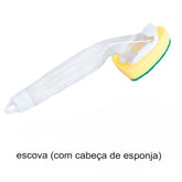 Escova De Limpeza Com Cabo Para Lavar Louça e Refil Dispensador De Sabão.