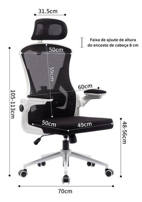 BW VIP - Cadeira Ergonômica de Escritório