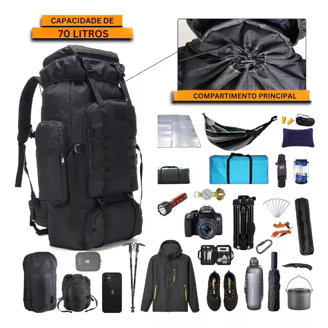 Mochila Cargueira 70 litros | Casualle Outdoor III