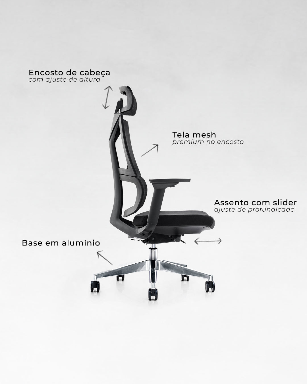 Evolution - Cadeira Ergonômica de Escritório