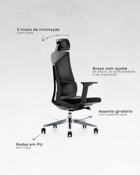 Evolution - Cadeira Ergonômica de Escritório