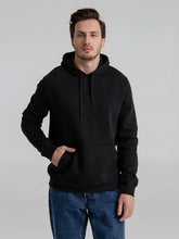 Moletom Masculino Preto Com Capuz Blusa de Frio Adulto Inverno Promoção