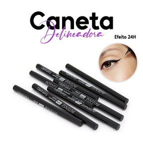 Caneta Delineadora Intense Líquida à Prova d'Água 24 Horas - Febella Makeup