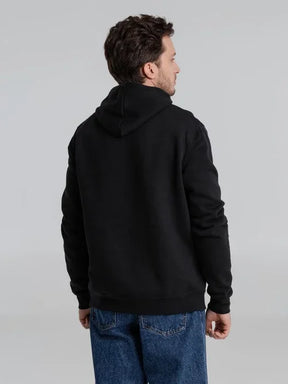 Moletom Masculino Preto Com Capuz Blusa de Frio Adulto Inverno Promoção