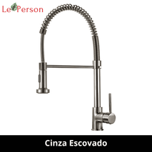 Torneira Gourmet Cozinha Monocomando Luxo Inox