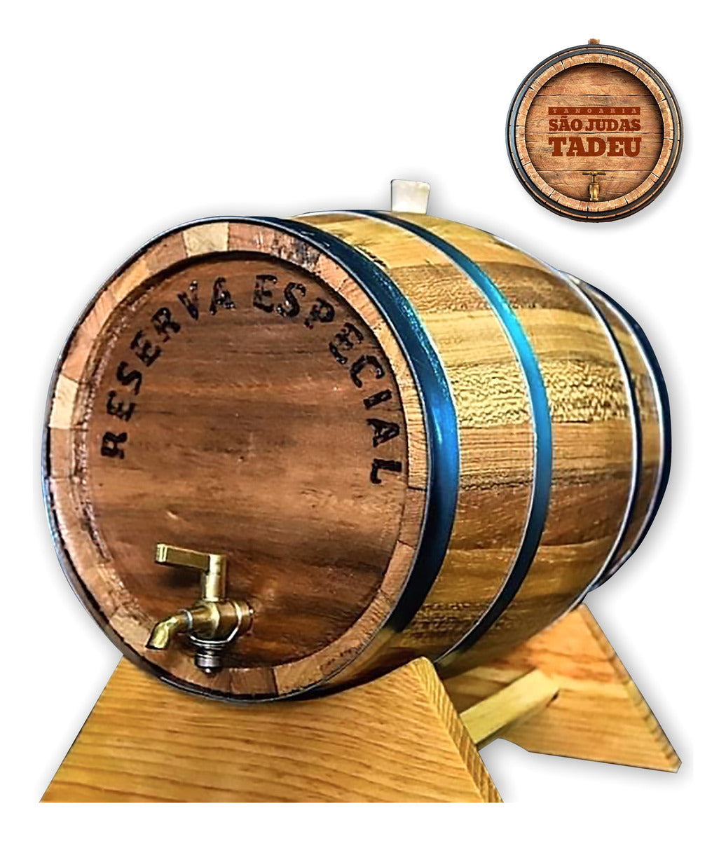 Barril Amburana 5 Litros Pinga Cachaça Whisky-(Personalizamos nome)