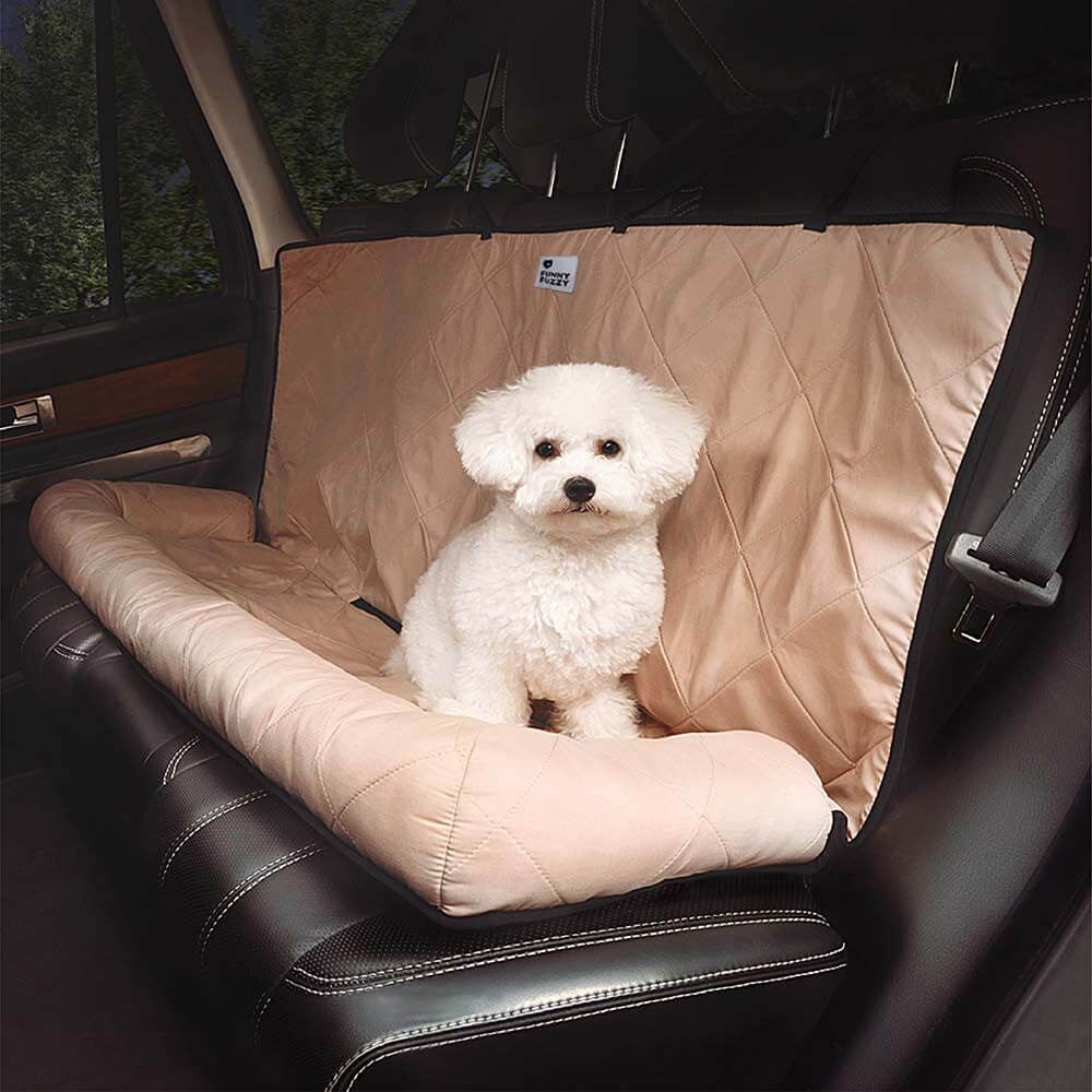 Capa de carro com cama para cachorro