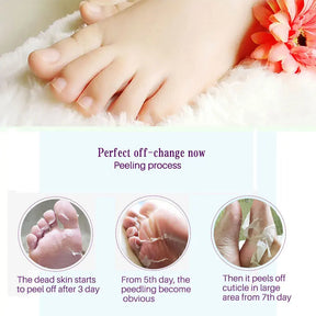 Exfoliating Foot Mask Spa Pedicure Socks Remove Dead Skin Whitening Feet Peeling Anti-Cracked Foot Skin Care