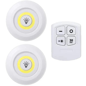 Kit Luminárias LED sem fio com Controle Remoto