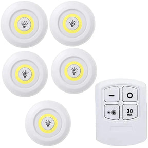 Kit Luminárias LED sem fio com Controle Remoto