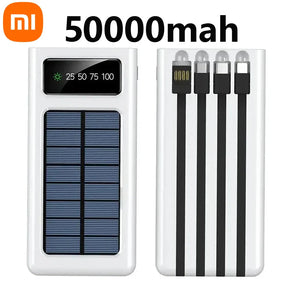 Carregador Portatil Xiaomi 20.000mAh Ultra Capacidade Carregamento Solar