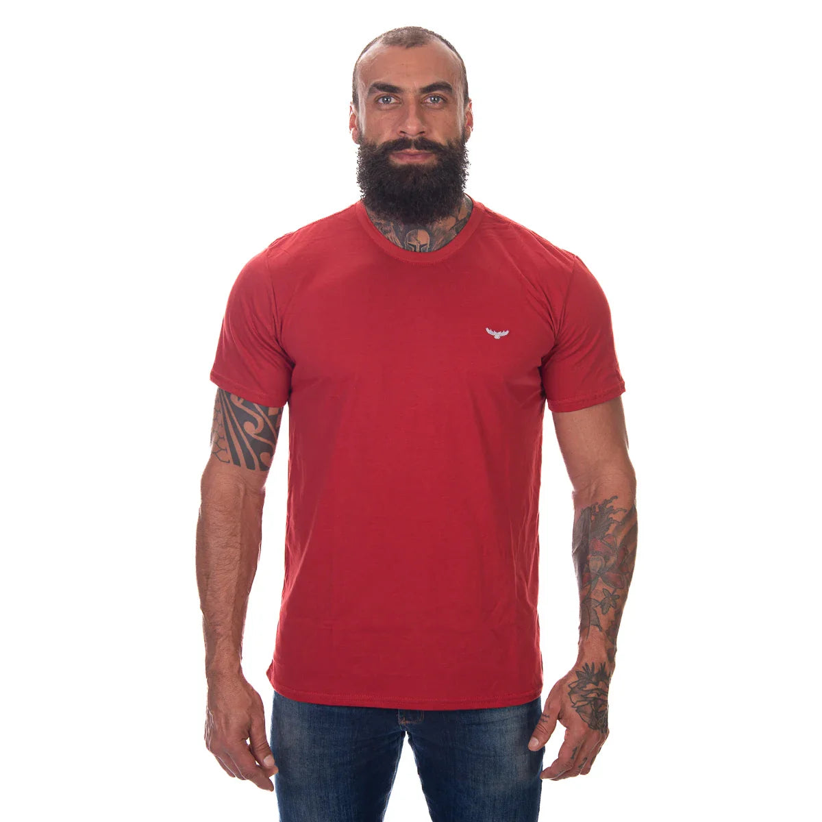 Kit 2 Camisetas Masculinas Básicas de Algodão