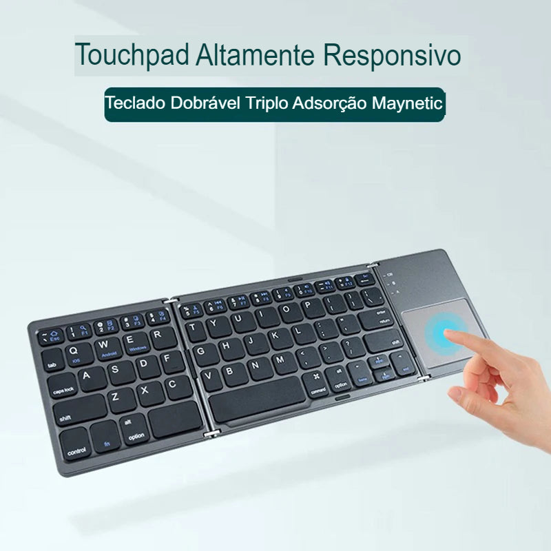 Mini teclado Bluetooth sem fio portátil