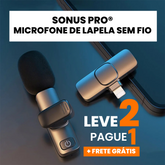 SonusPro - Microfone de lapela sem fio