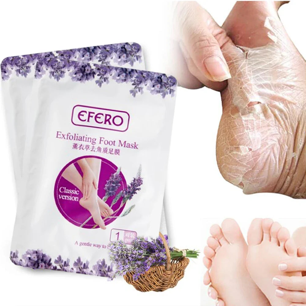 Exfoliating Foot Mask Spa Pedicure Socks Remove Dead Skin Whitening Feet Peeling Anti-Cracked Foot Skin Care