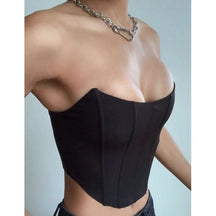 Cropped Corselet Bat Fin Fashion Blogger