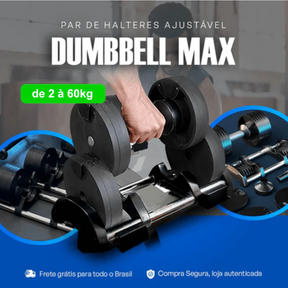 Par de Halteres Ajustavel - Dumbbell Max