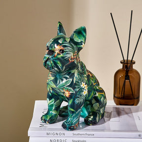 Estatueta Bulldog em Cores