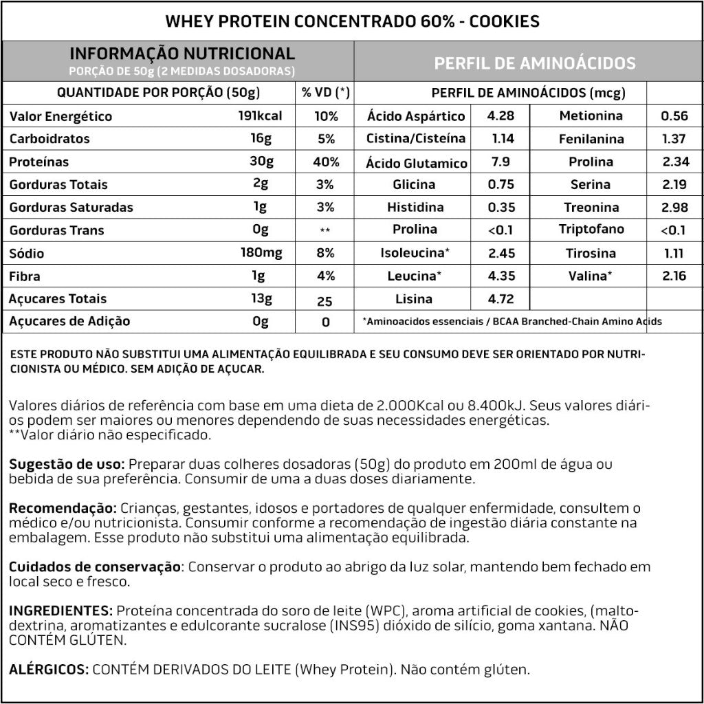 Whey Protein Concentrado 1kg - 100% Importado - Soldiers Nutrition