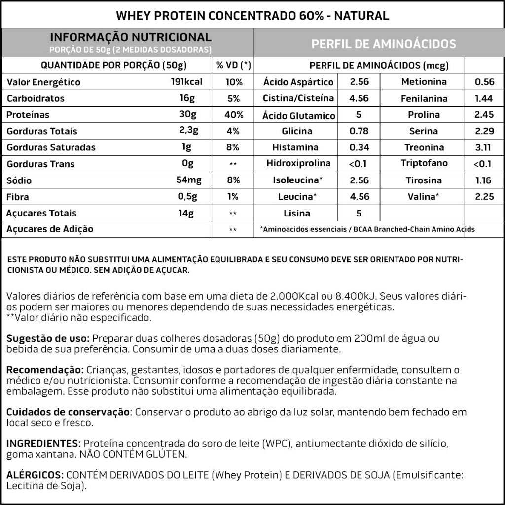 Whey Protein Concentrado 1kg - 100% Importado - Soldiers Nutrition