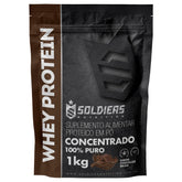 Whey Protein Concentrado 1kg - 100% Importado - Soldiers Nutrition