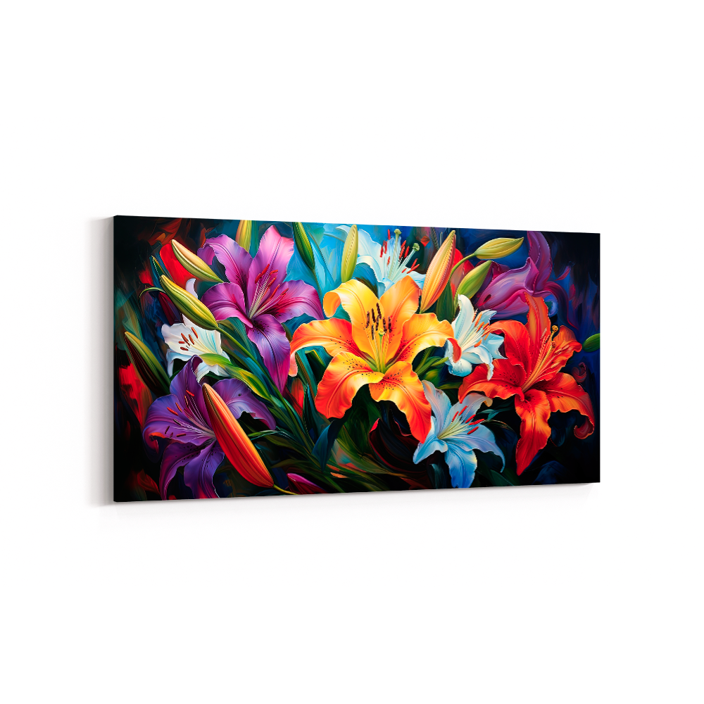 Quadro Flores Brilhosas