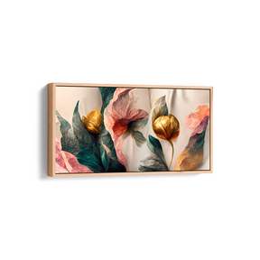 Quadro Receptáculo Dourado da Flor