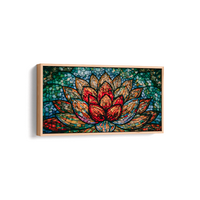 Quadro Flor de Lotus Mosaico