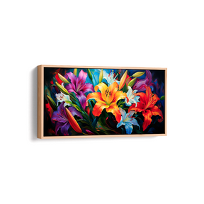 Quadro Flores Brilhosas