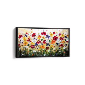 Quadro Jardim de Folhas Coloridas