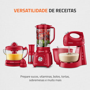 Kit Especial com Liquidificador + Espremedor e Batedeira -R Mondial