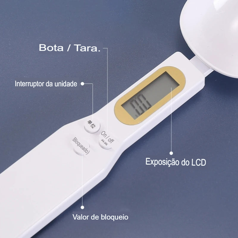 Colher Eletronica Para Medição de Condimentos